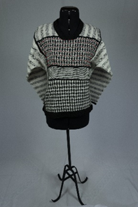Polera-Chaleco diseño UNICO en lana de Alpaca