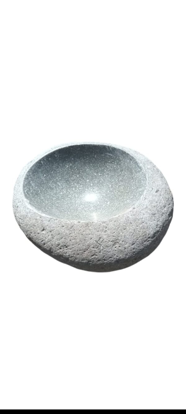 Mortero de cocina de piedra pulida 500cc - Imagen 4