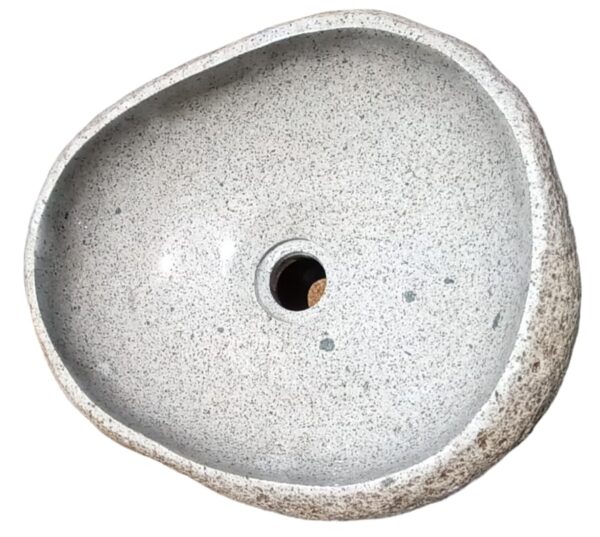 Lavamanos grande de piedra pulida 15kg - Imagen 7