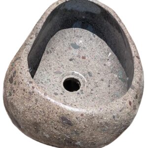 Lavamanos grande de piedra pulida 15kg