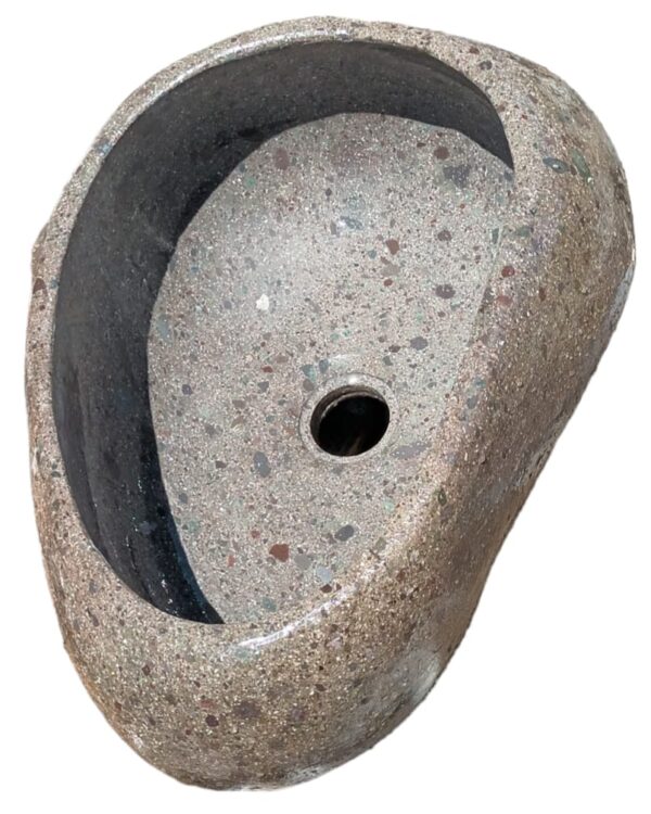 Lavamanos grande de piedra pulida 15kg - Imagen 12