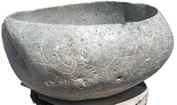 Lavamanos gran tortuga de piedra pulida 10 litros - Imagen 3