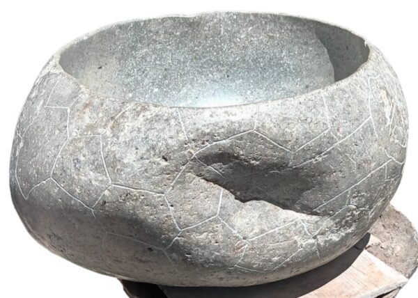 Lavamanos gran tortuga de piedra pulida 10 litros - Imagen 7