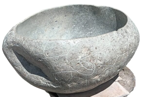 Lavamanos gran tortuga de piedra pulida 10 litros - Imagen 8